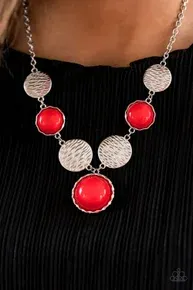Bohemian Bombshell - Red Necklace