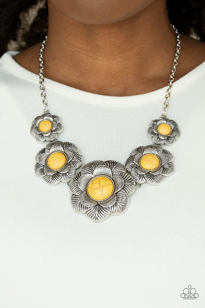 Santa Fe Hills - Yellow Necklace