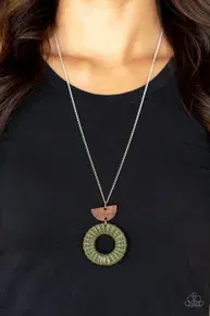 ​Homespun Stylist - Green Necklace