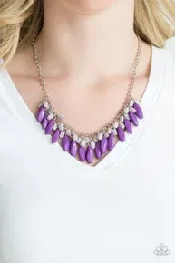 Bead Binge - Purple Necklace