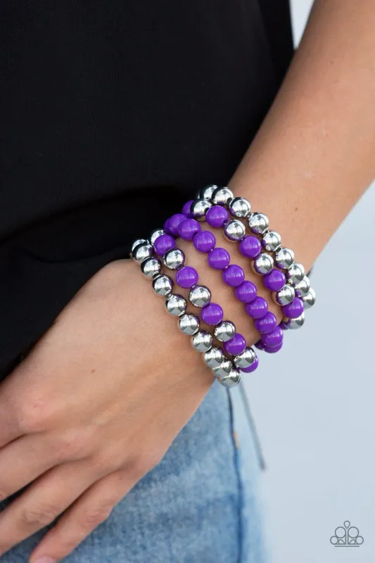 Pop-YOU-lar Culture - Purple Braceket