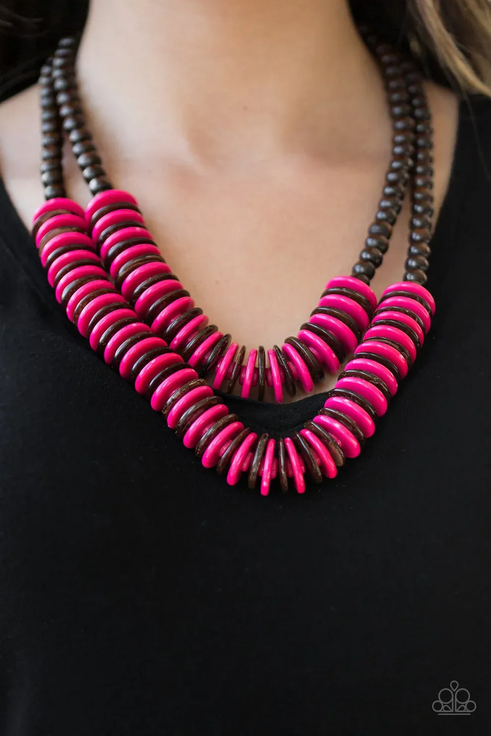 Dominican Disco - Pink Necklace