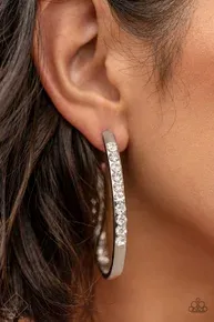 Borderline Brilliance - White Earring