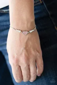 Big-Hearted Beam - Pink Bracelet