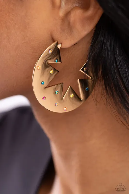 Starry Sensation - Gold Earrings