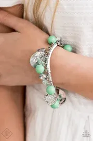 Charming Treasure - Green Bracelet