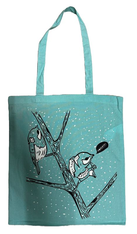 Mopertei / Tasche / Vögel im Schnee