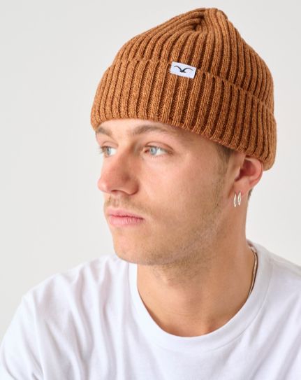 BEANIE HAFEN BICOLOR (smoked paprika)