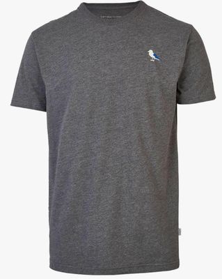BASIC TEE EMBRO GULL (heather forged iron)
