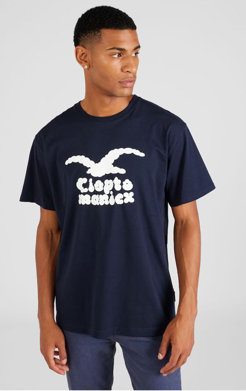 Basic Tee Clouds (navy)