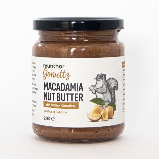Macadamia Nut Butter with Chocolate 230g ℮ Jars