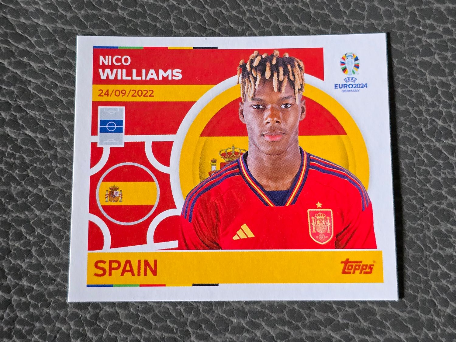 Topps Euro 2024 Sticker - Nico Williams #ESP15