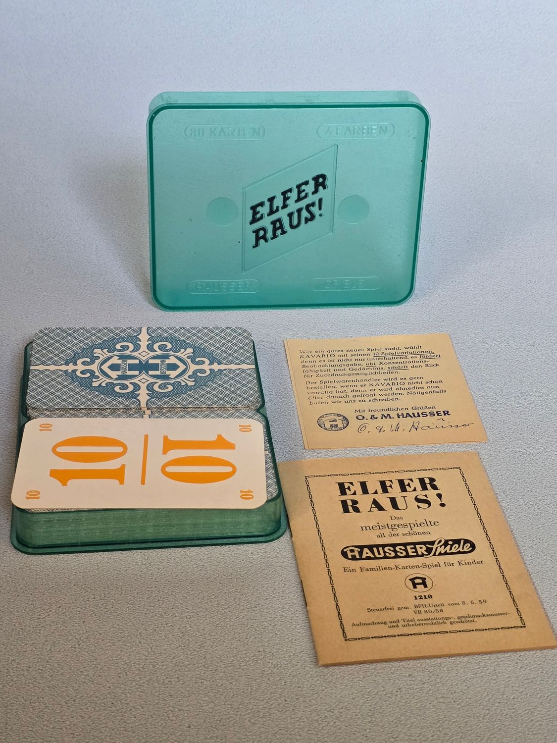 &quot;Elfer Raus!&quot; - Hausser Vintage Spiel - 50er Jahre *gebraucht