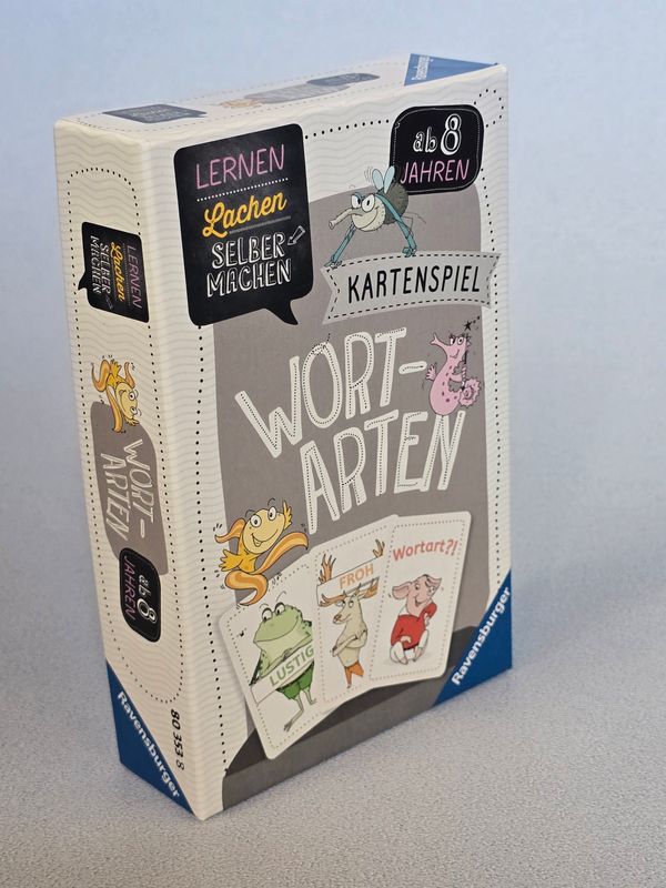 Ravensburger Kartenspiel - Lernen, lachen, selber machen - Wortarten OVP