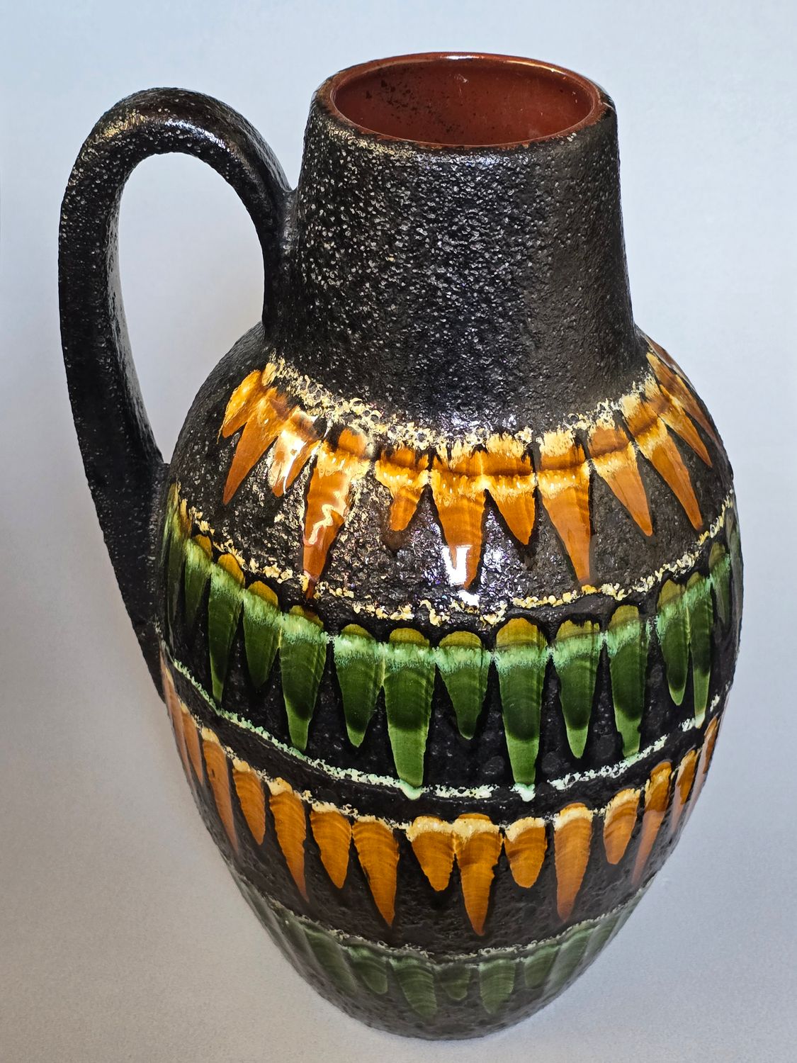 Scheurich 279-38 Fat Lava Bodenvase - glasierte Keramik 39cm.