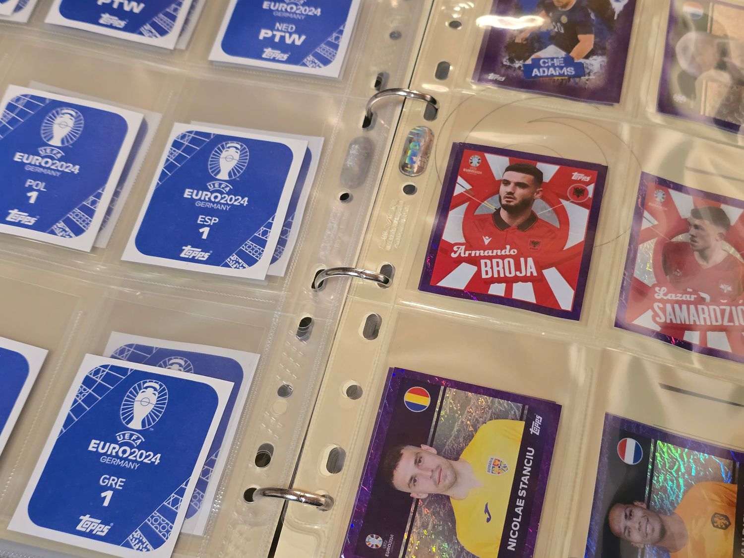 Topps EM 2024 - Purple Parallel - wählen Sie einen Sticker