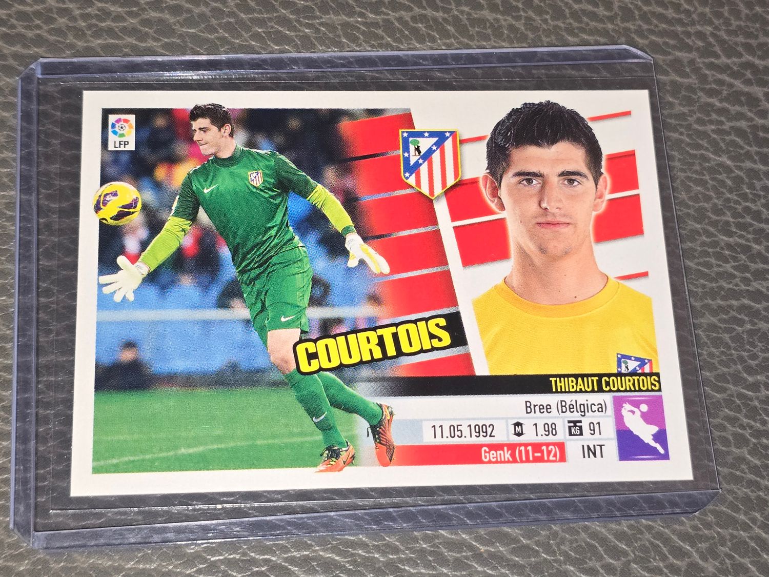 Thibaut Courtois Panini La Liga Este 2013-2014 Sticker