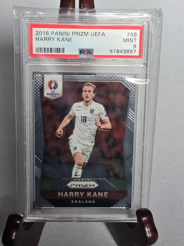 Harry Kane Panini Prizm EM 2016 PSA 9 #56
