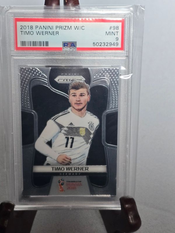Timo Werner Panini Prizm WM 2018 #98 Deutschland PSA 9