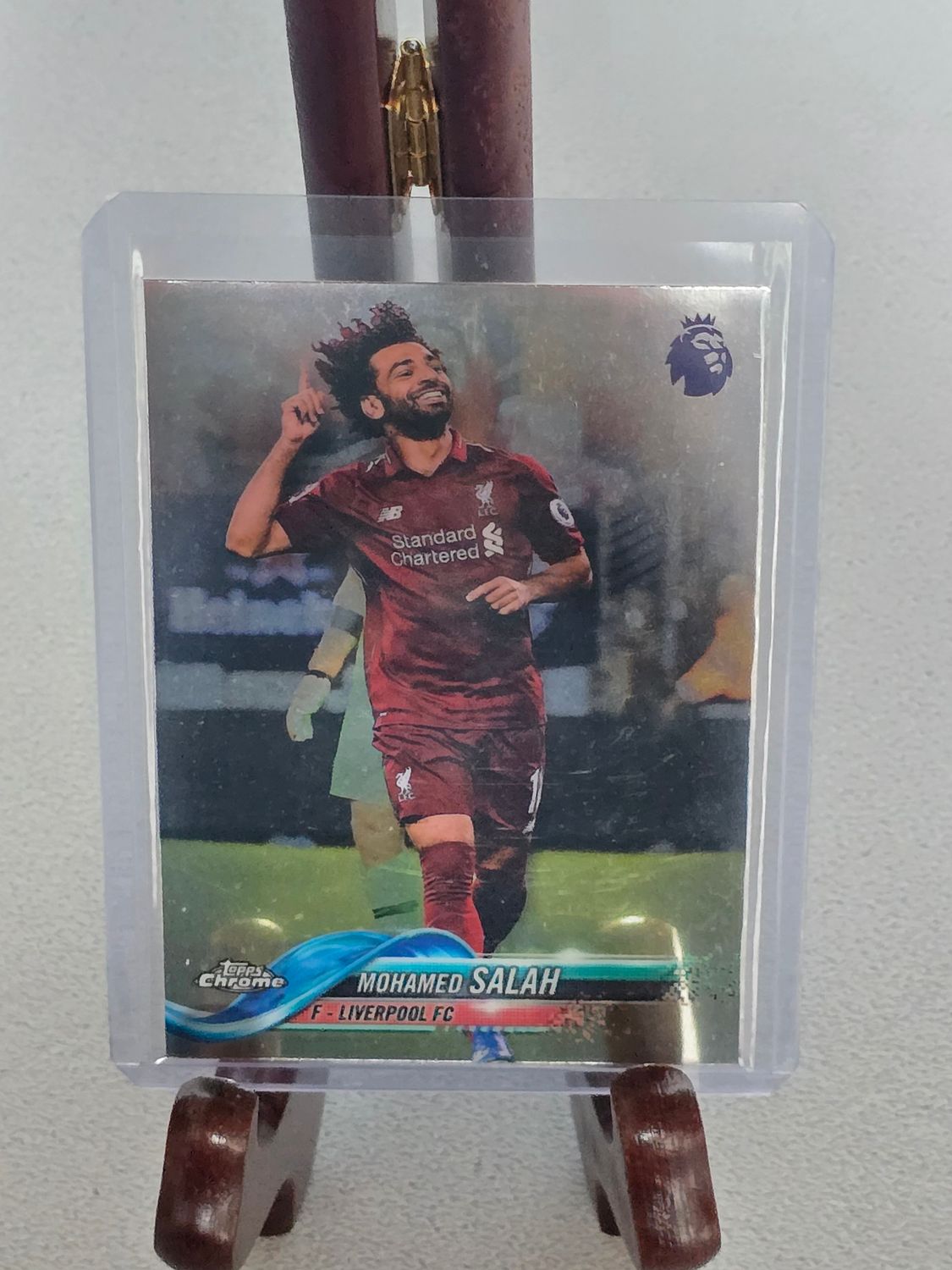 Mo Salah Topps Chrome Premier League 2019 Base #100 Liverpool