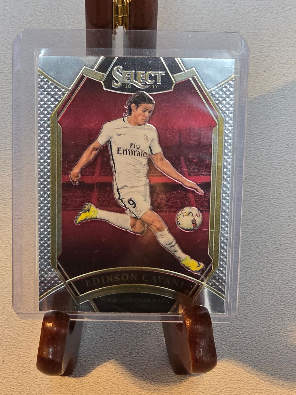 Edinson Cavani Panini Select 2016 Base Card PSG #281