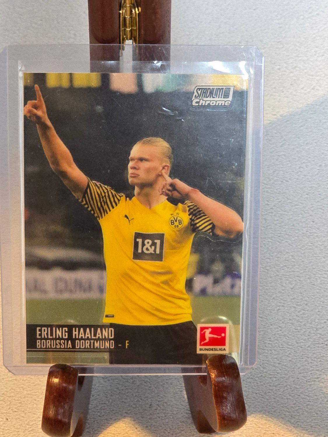 Erling Haaland Topps Stadium Chrome 2022-2023 Dortmund