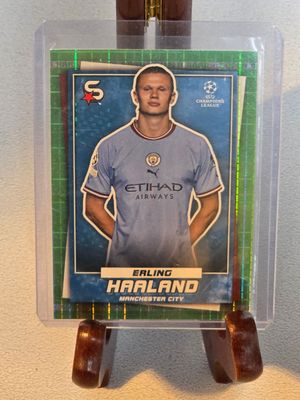 Erling Haaland Panini Superstars 2023 Green Parallel nummeriert /199