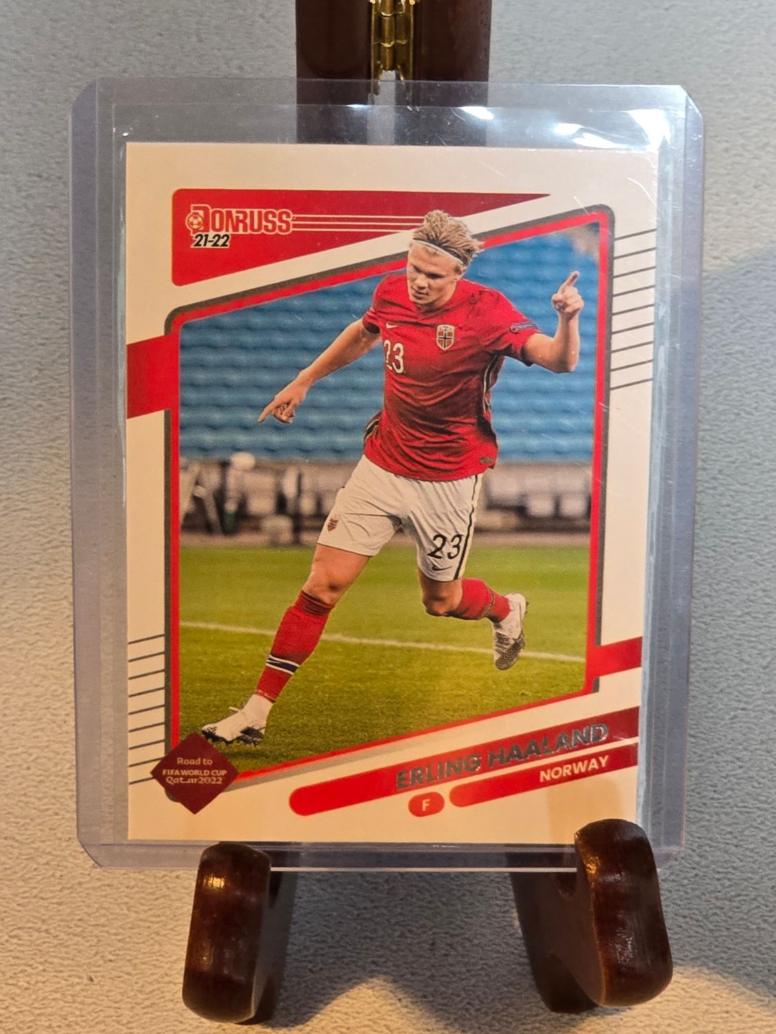 Erling Haaland Panini Donruss 2021-2022 Road to Qatar