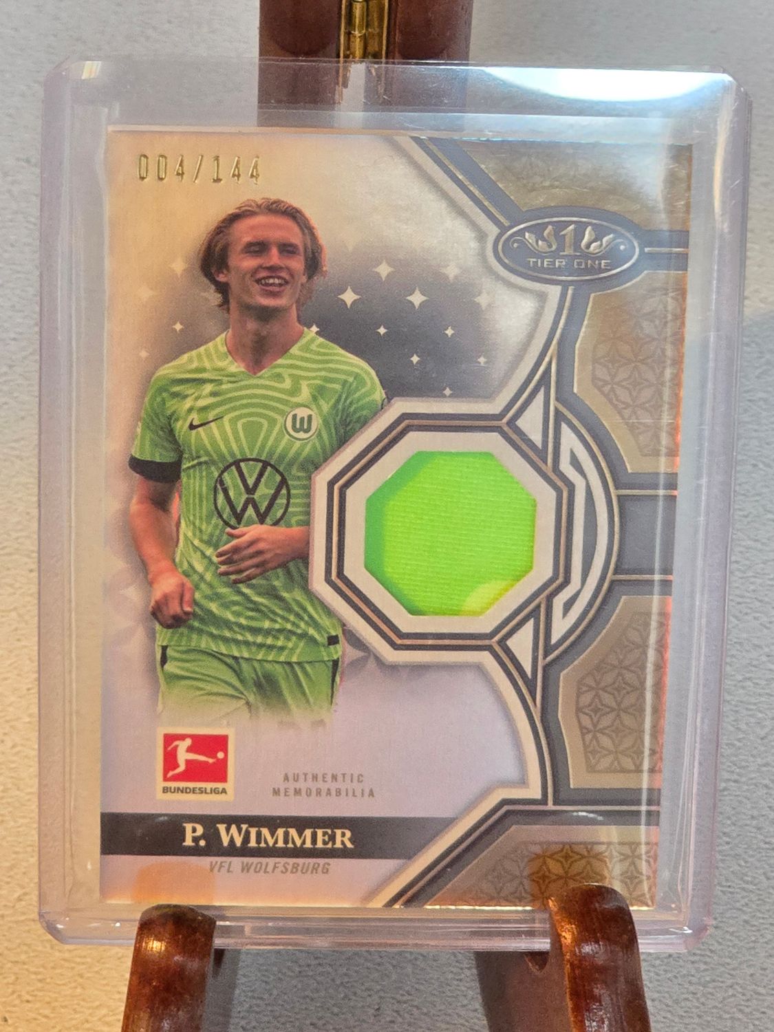 Patrick Wimmer Topps Bundesliga Tier One 2023 Relic/Patch  nummeriert /144