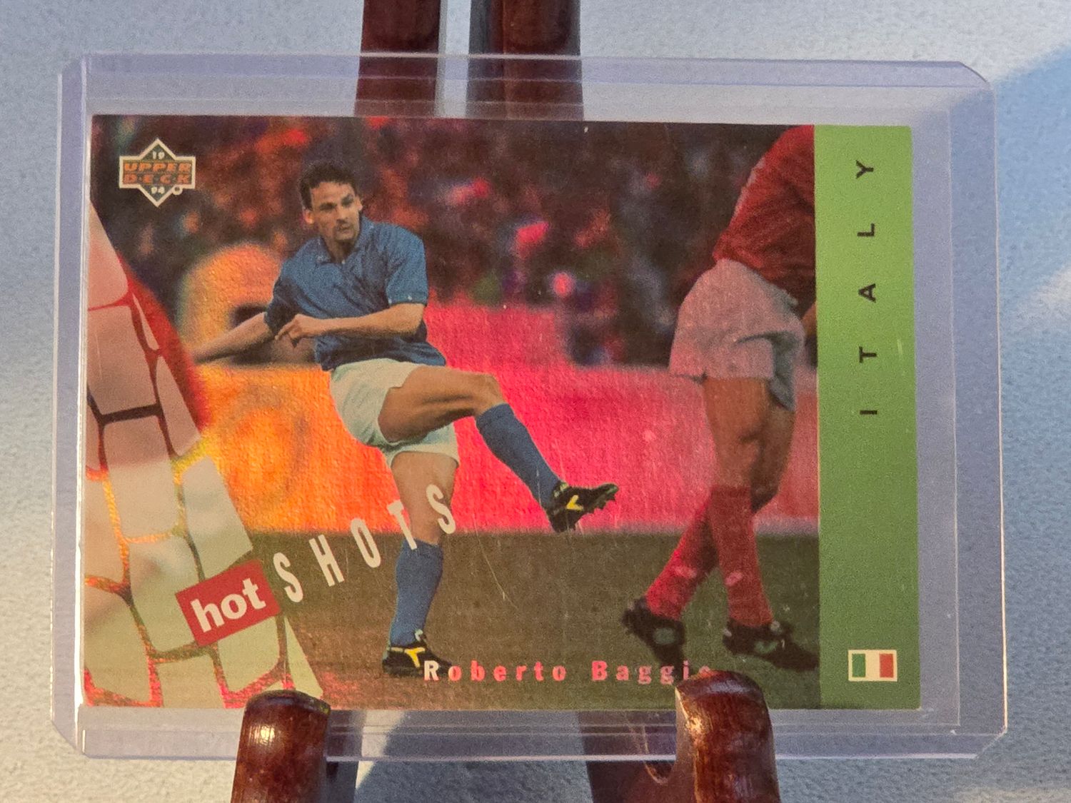 Vintage Upper Deck WM 1994 Card - Roberto Baggio Hot Shots Insert