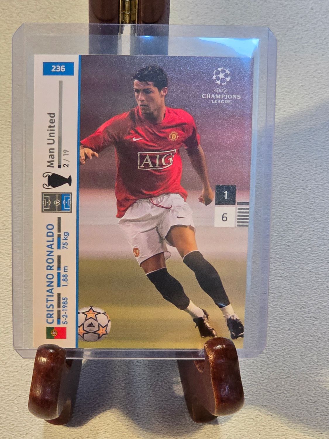 Cristiano Ronaldo Panini Champions League 2007-2008 TCG #236