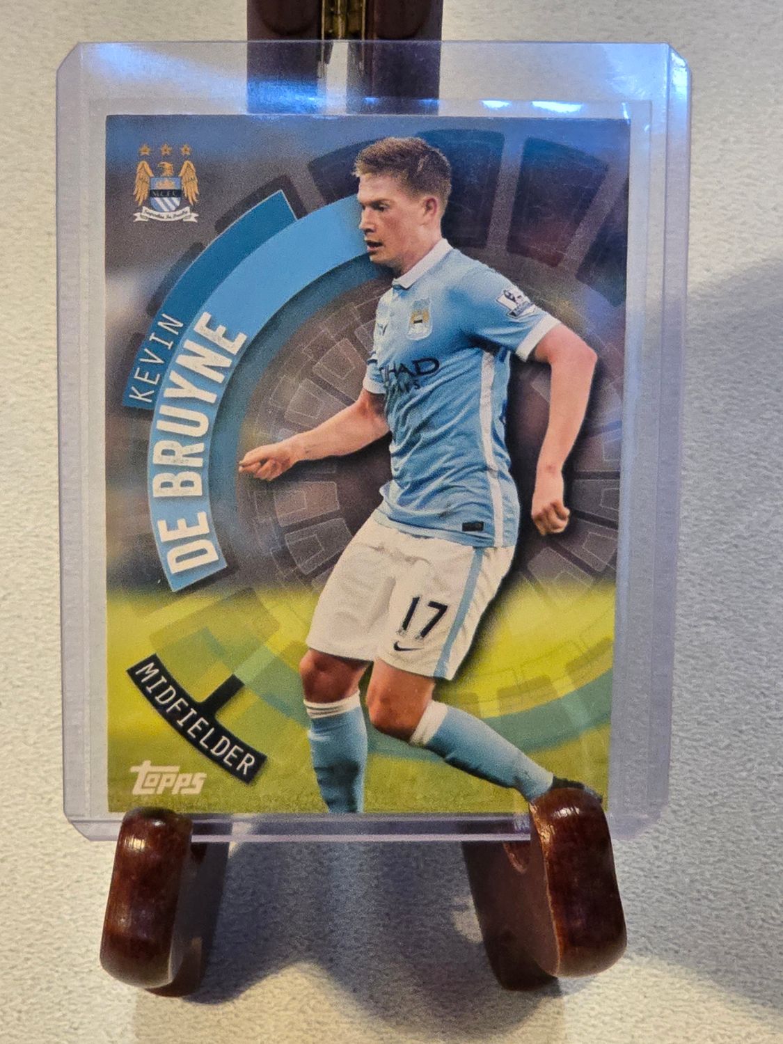 Kevin De Bruyne Topps Premier Club 2015 2016 Manchester City erstes Jahr #64