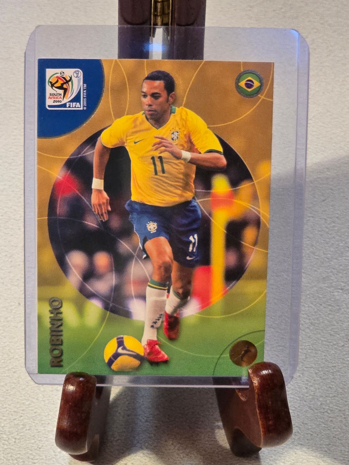 Robinho Panini World Cup 2010 Premium Cards TC Brasil #56
