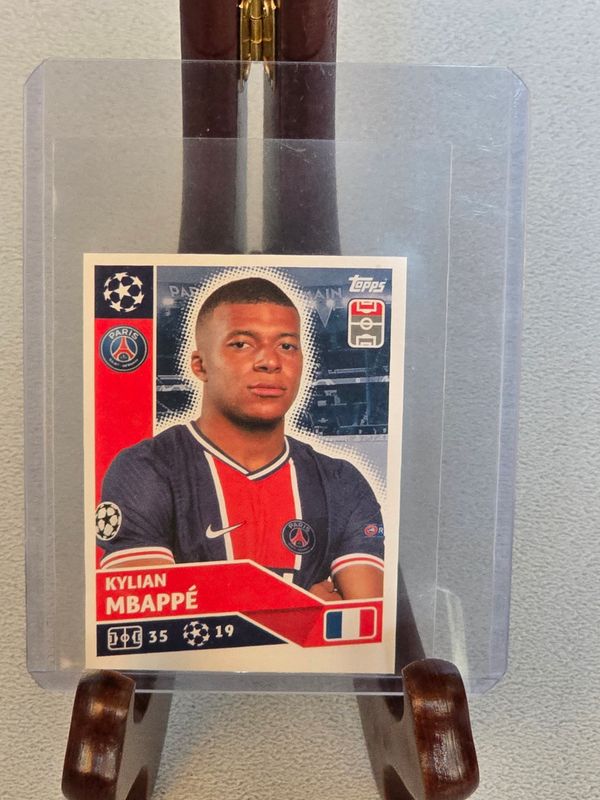 Kylian Mbappe Topps Champions League 2020-2021 Sticker #PSG18