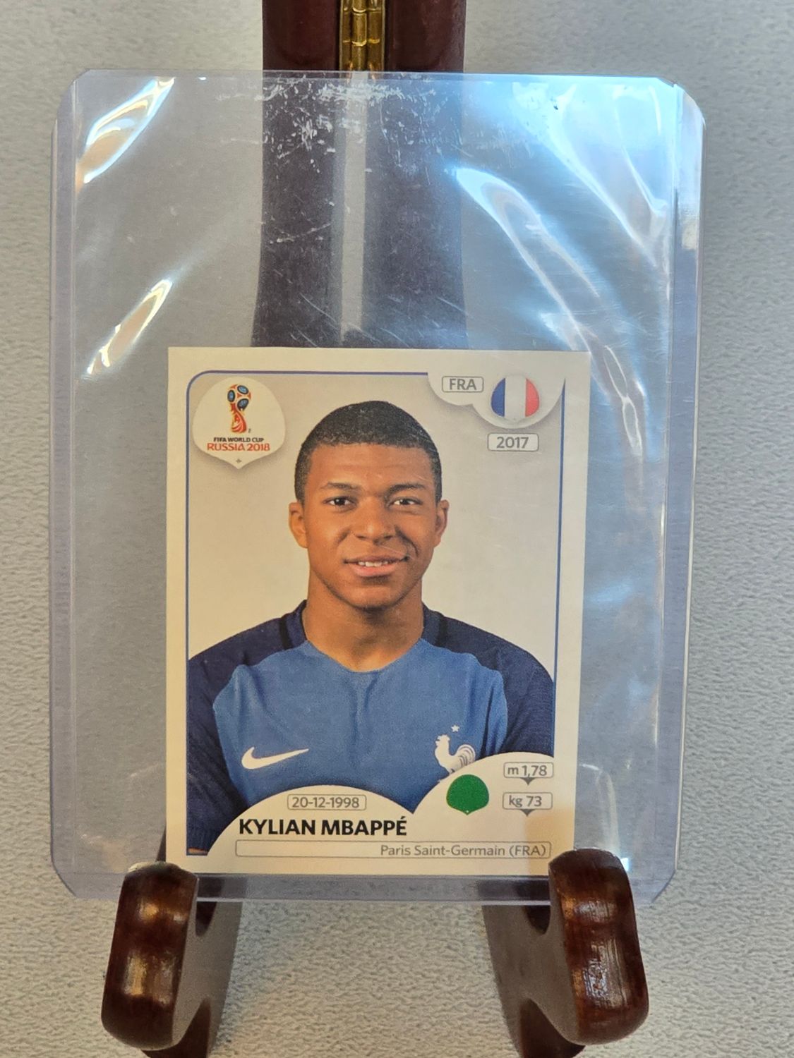 Kylian Mbappe Panini World Cup WM 2018 Sticker #209 France