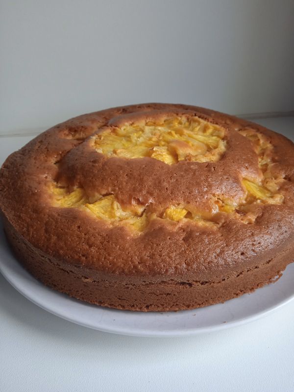Cake met verse ananas