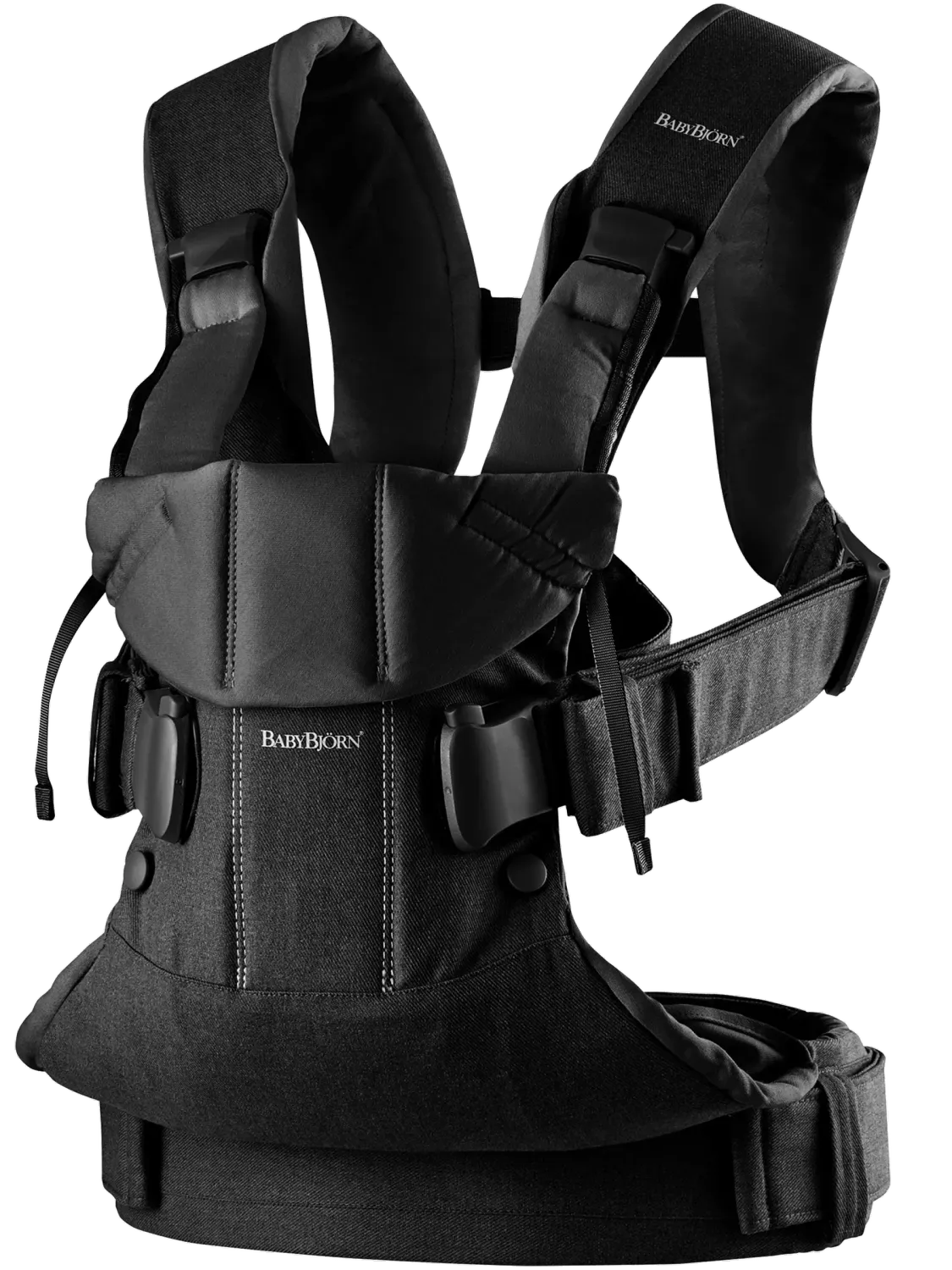 BABY BJORN MOCHILA ONE color negro