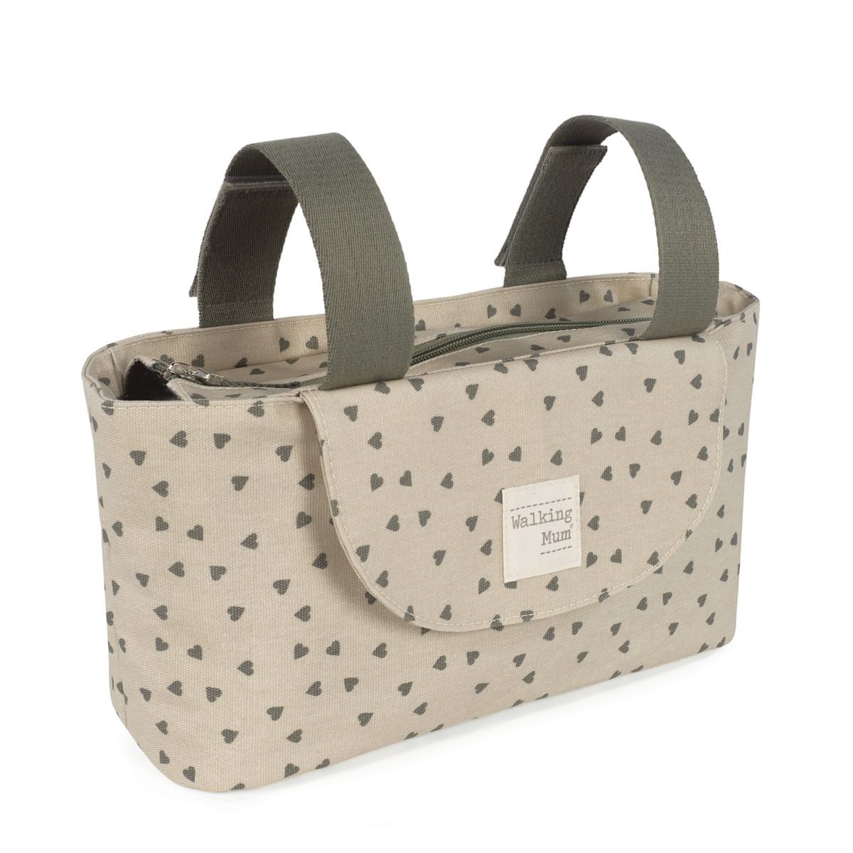 WALKING MUM CORAZONES POPPY MUSGO bolso organizador
