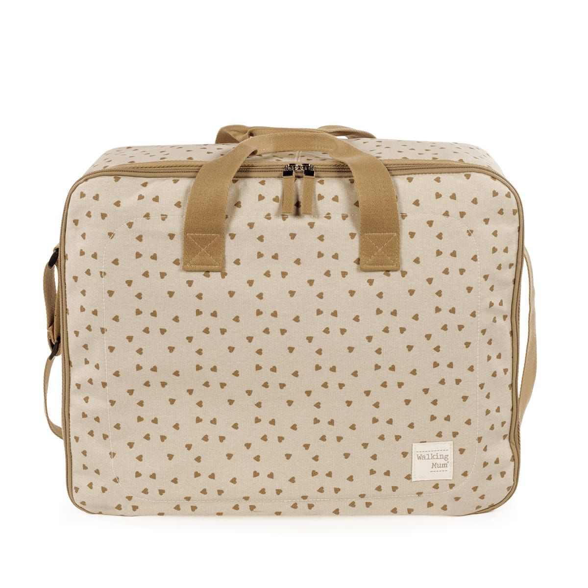 WALKING MUM CORAZONES TOPITO CANELA maleta *consultar fecha disponibilidad*