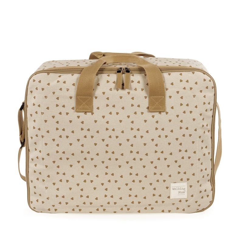 WALKING MUM CORAZONES TOPITO CANELA maleta *consultar fecha disponibilidad*