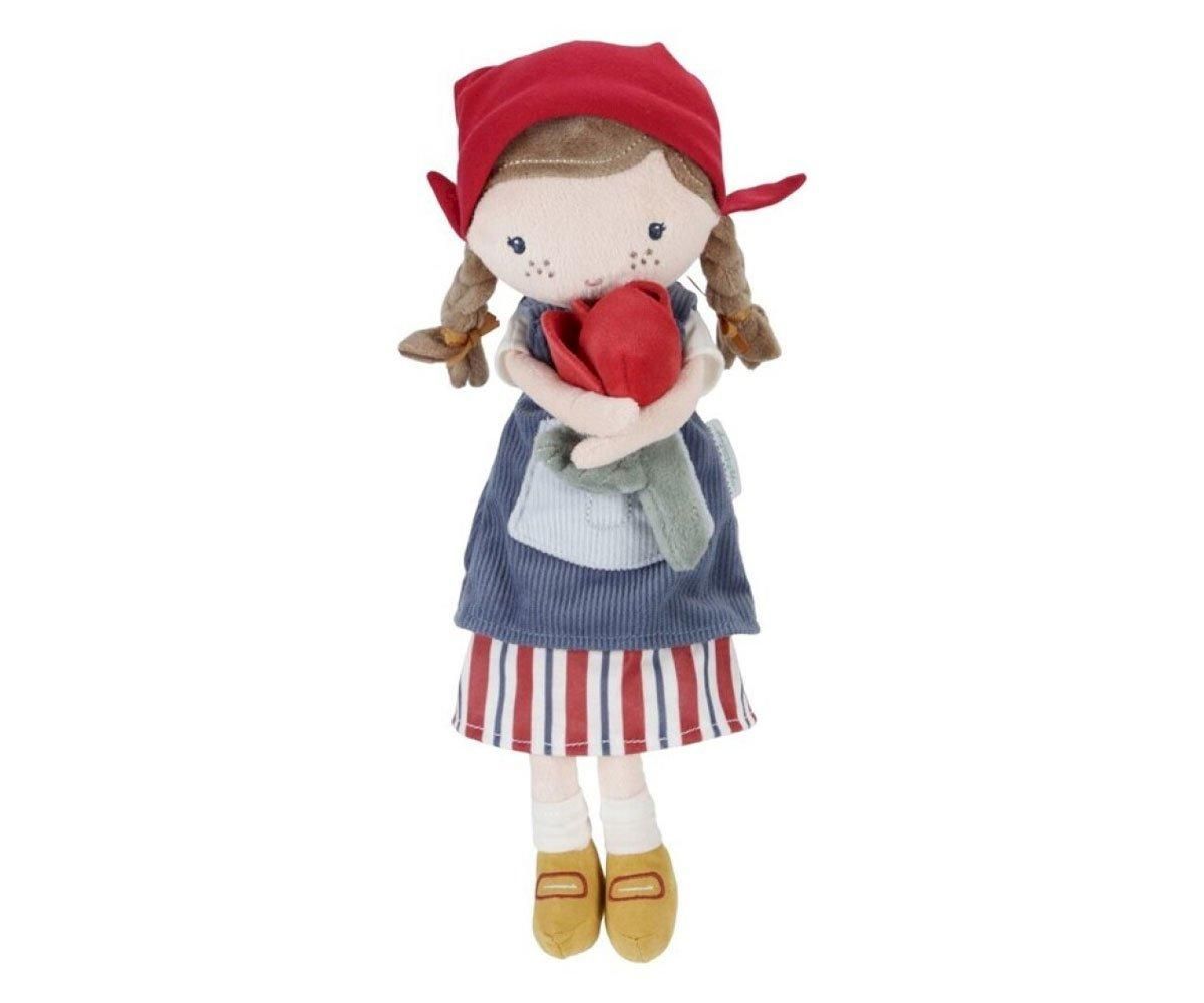 LITTLE DUTCH Muñeca Blandita Rosa Granjera