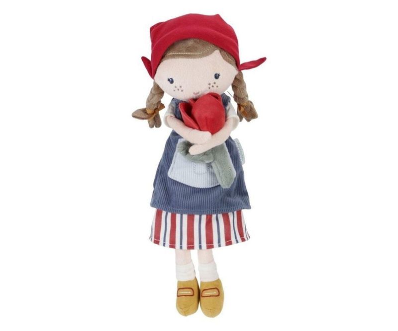 LITTLE DUTCH Muñeca Blandita Rosa Granjera
