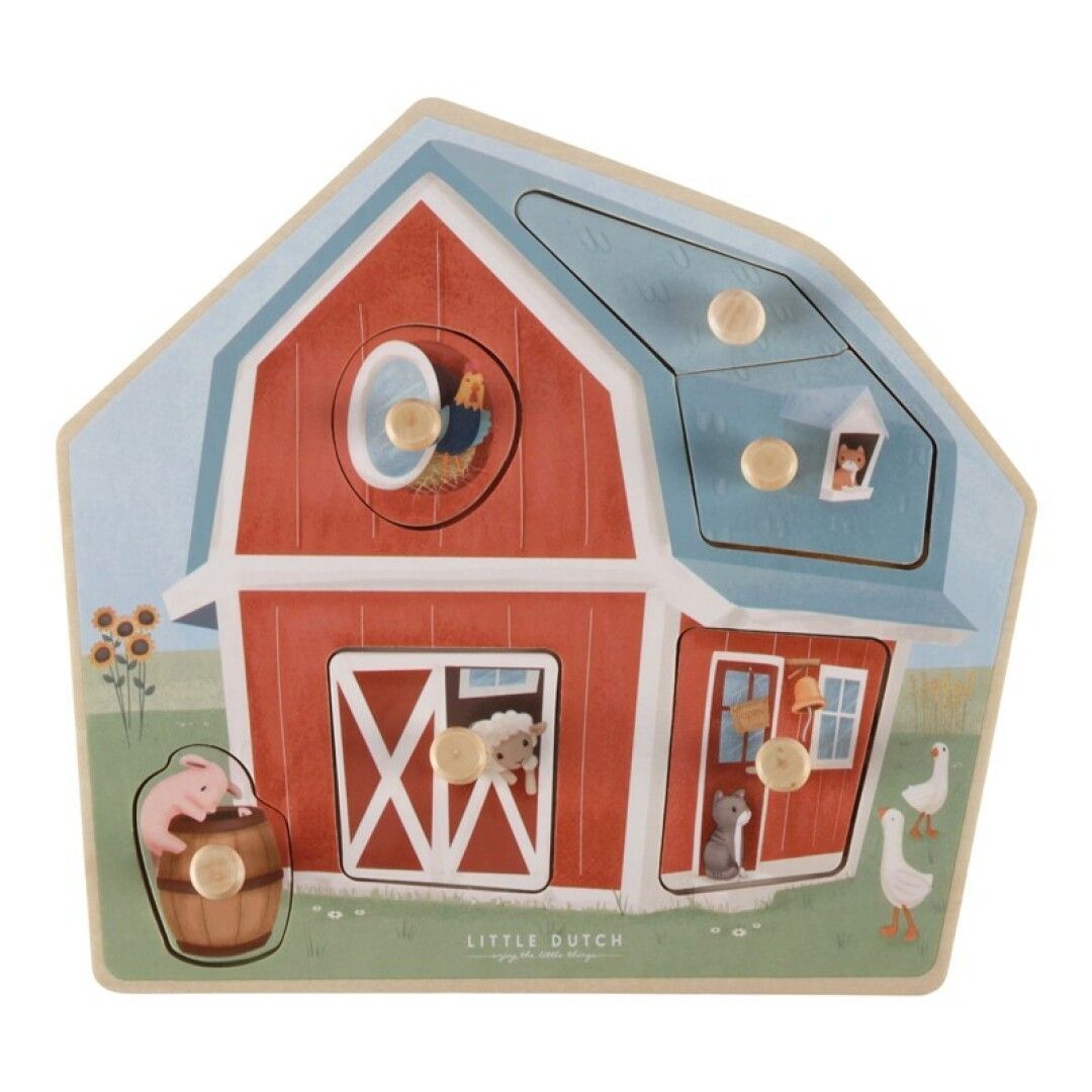 LITTLE DUTCH PUZZLE MADERA GRANJA