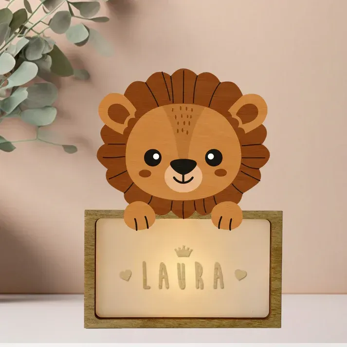 VINTIUN LÁMPARA LEÓN PERSONALIZABLE