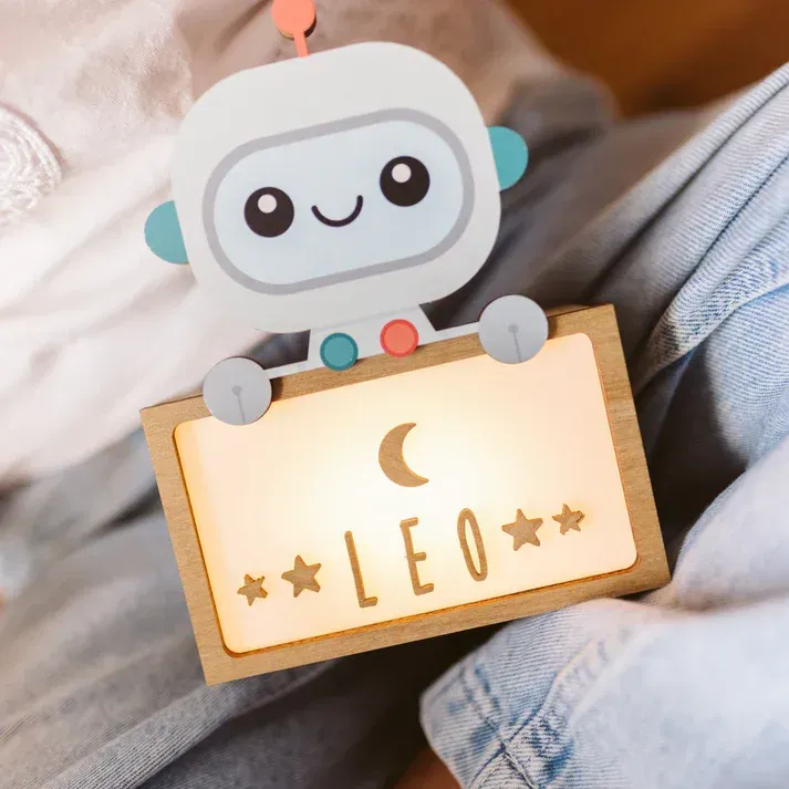 VINTIUN LÁMPARA ROBOT PERSONALIZABLE