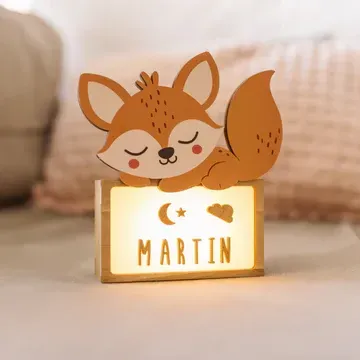 VINTIUN LÁMPARA ZORRO PERSONALIZABLE