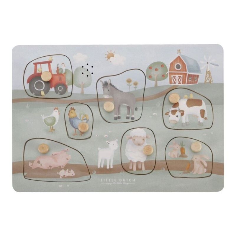 LITTLE DUTCH PUZZLE CON SONIDO PEQUEÑA GRANJA