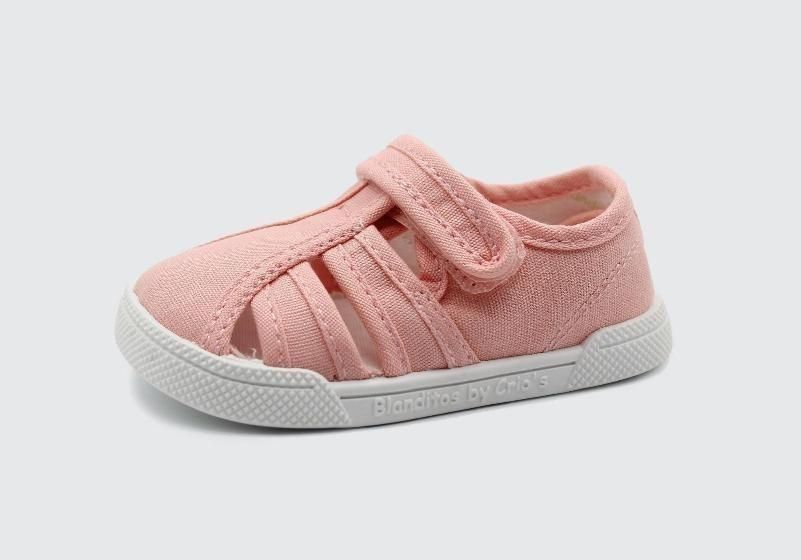 BLANDITOS SANDALIAS LONA MANGO color ROSA