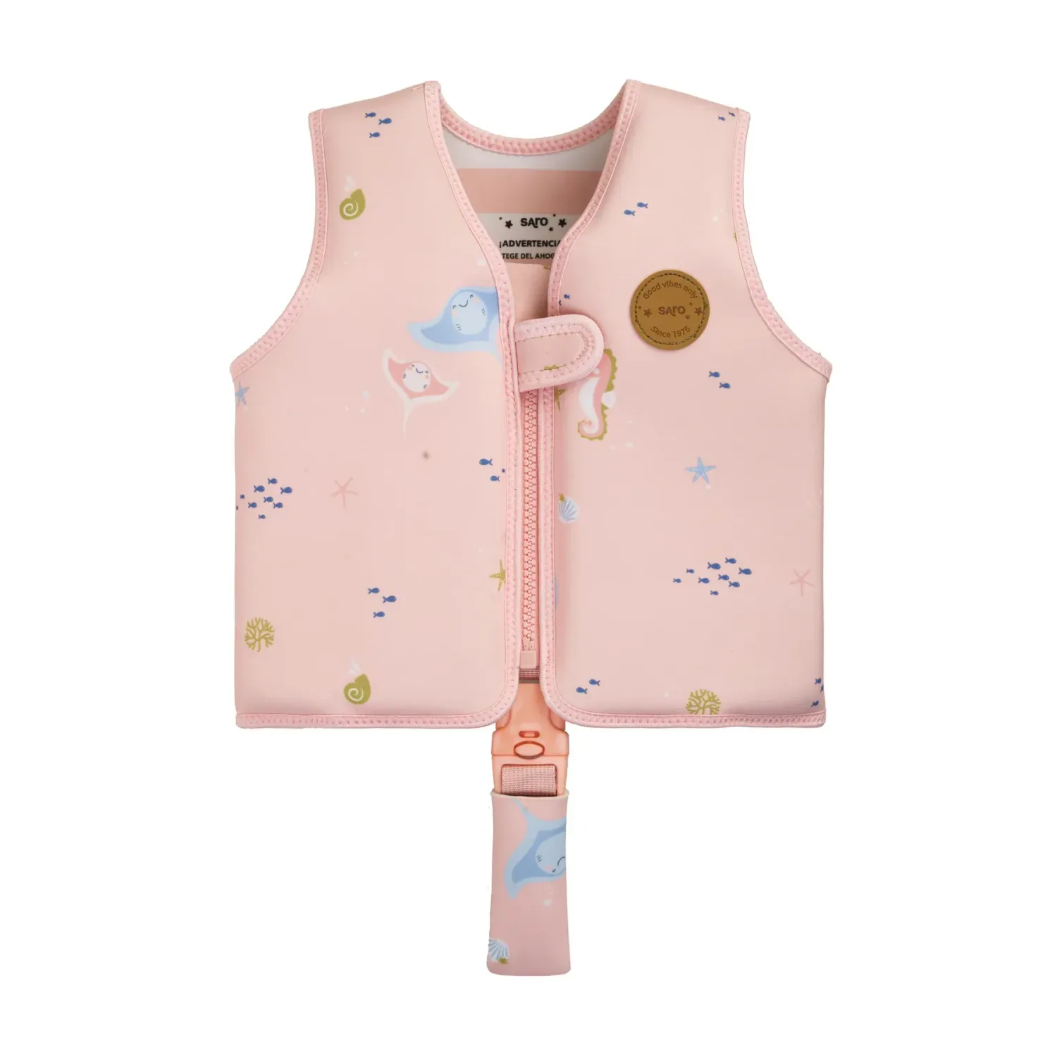 SARO CHALECO FLOTACIÓN color ROSA  ( talla 3.-6 años )