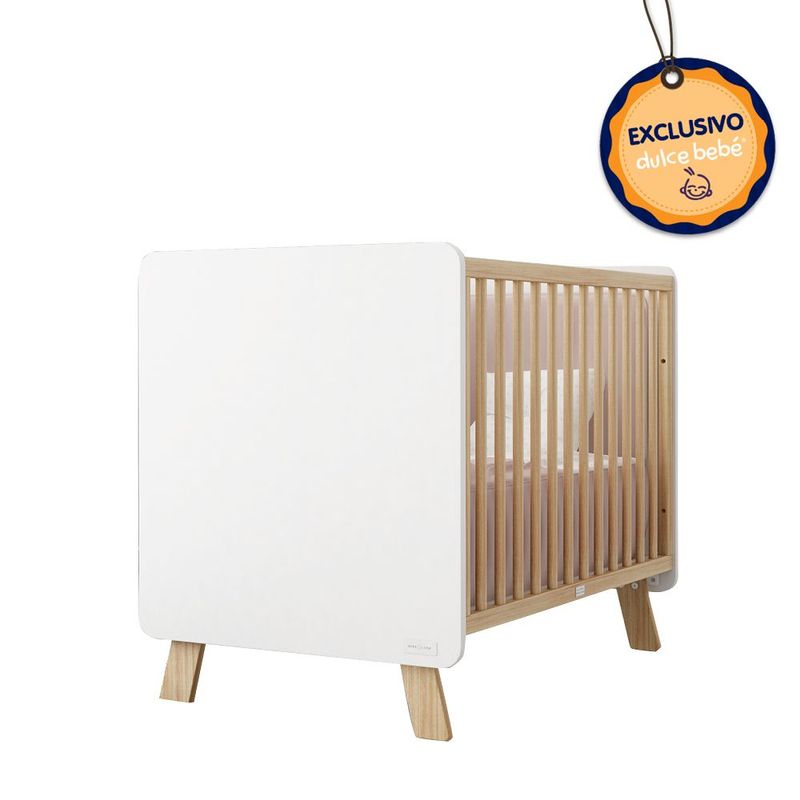 CUNA FREYA color blanco/madera  *EXCLUSIVIDAD DULCE BEBÉ* consultar fecha de entrega